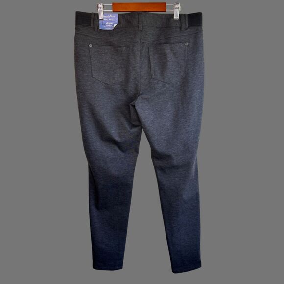 Simply Vera Vera Wang Skinny Mid Rise Trousers NWT - Picture 5 of 7
